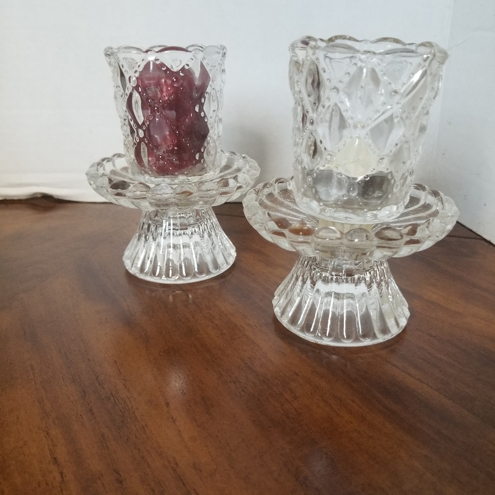 Partylite Quilted Crystal Candle Holder